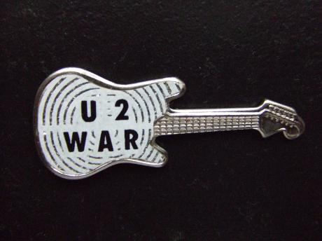 gitaarspeld U2 War Irish rock band
